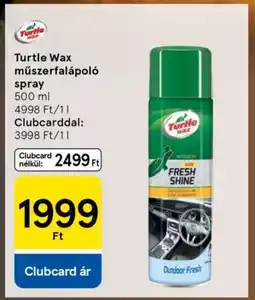 Tesco Turtle Wax műszerfalápoló spray ajánlat