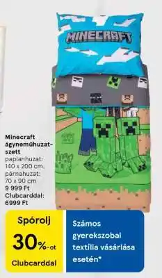 Tesco Minecraft ágyneműhuzat-szett ajánlat