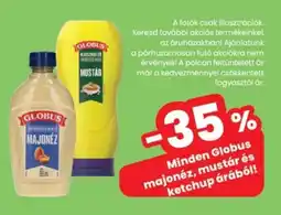 Spar Globus majonéz, mustár és ketchup ajánlat