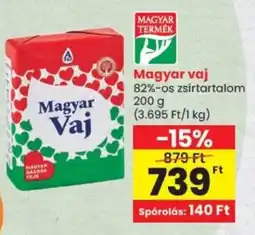 Spar Magyar vaj ajánlat