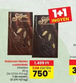 Spar Stühmer táblás csokoládé ajánlat