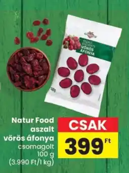 Spar Natur Food aszalt vörös áfonya ajánlat