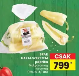 Spar SPAR HAZAI.SZERETEM paprika ajánlat