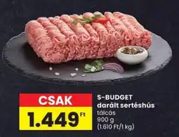 Spar S-BUDGET darált sertéshús ajánlat