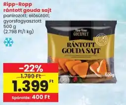 Spar Ripp-Ropp rántott gouda sajt ajánlat