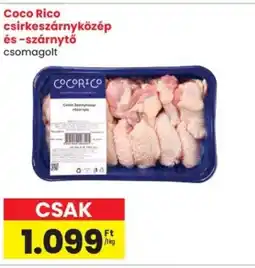 Spar Coco Rico csirkeszárnyközép és -szárnytő ajánlat