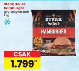 Spar Steak House hamburger ajánlat