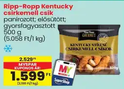 Spar Ripp-Ropp Kentucky csirkemell csík ajánlat