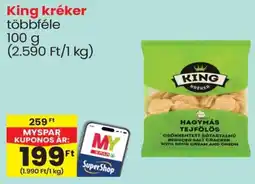 Spar King kréker ajánlat