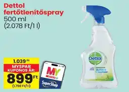 Spar Dettol fertőtlenítőspray ajánlat