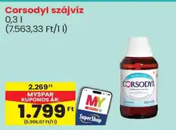 Spar Corsodyl szájvíz ajánlat