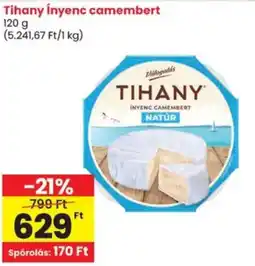 Spar Tihany Ínyenc camembert ajánlat