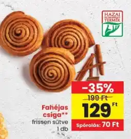Spar Fahéjas csiga ajánlat