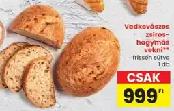 Spar Vadkovászos zsíros- hagymás vekni ajánlat