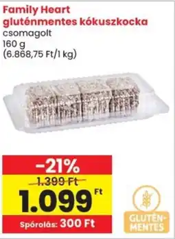 Spar Family Heart gluténmentes kókuszkocka ajánlat