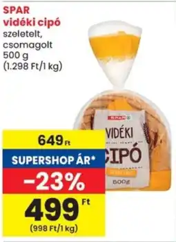 Spar SPAR vidéki cipó ajánlat