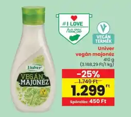 Spar Univer vegán majonéz ajánlat