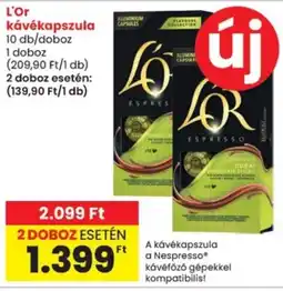 Spar L'Or kávékapszula ajánlat
