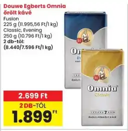 Spar Douwe Egberts Omnia őrölt kávé ajánlat