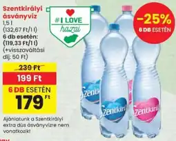 Spar Szentkirályi ásványvíz ajánlat