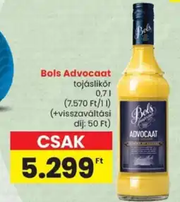Spar Bols Advocaat tojáslikőr ajánlat