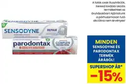 Spar Sensodyne és parodontax termék ajánlat