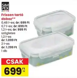 Spar SIM PEX COLOR Frissen tartó doboz ajánlat