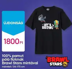 Pepco 100% pamut póló fiúknak Brawl Stars mintával ajánlat