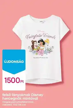 Pepco Felső lányoknak Disney hercegnők mintával ajánlat
