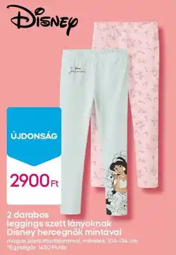 Pepco Leggings szett lányoknak disney hercegnők mintával ajánlat