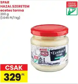 Spar Market SPAR HAZAI.SZERETEM ecetes torma ajánlat