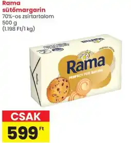 Spar Market Rama sütőmargarin 70% ajánlat