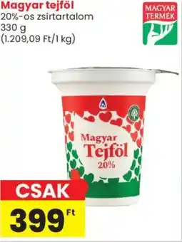Spar Market Magyar tejföl 20% ajánlat