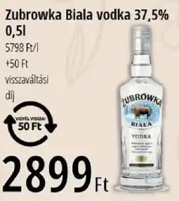 Real Zubrowka Biala vodka ajánlat
