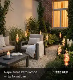 Sinsay Napelemes kerti lámpa virág formában ajánlat