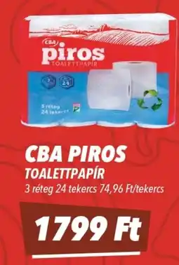 CBA CBA Piros toalettpapír ajánlat