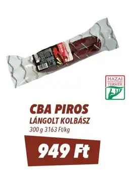 CBA CBA Piros lángolt kolbász ajánlat