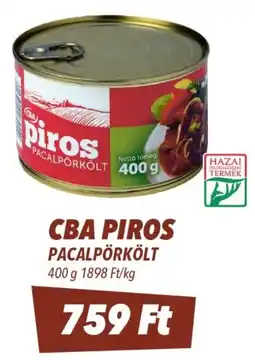 CBA CBA Piros pacalpörkölt ajánlat
