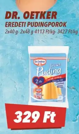 CBA Dr. Oetker Eredeti pudingporok ajánlat