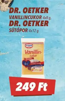 CBA Dr. Oetker vanillincukor, sütőpor ajánlat