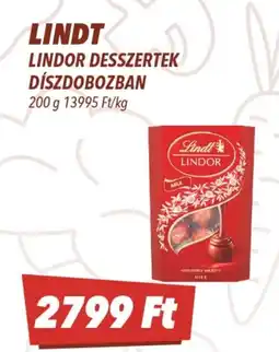 CBA Lindt Lindor desszertek díszdobozban ajánlat