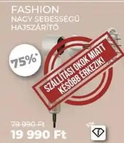 CBA Fashion nagy sebességü hajszárító ajánlat