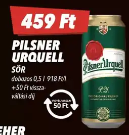 CBA Pilsner Urquell sör ajánlat