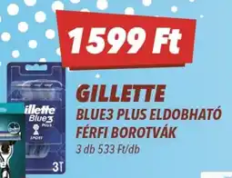 CBA Gillette Blue3 Plus eldobható férfi borotvák ajánlat