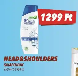 CBA Head&Shoulders samponok ajánlat