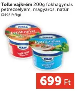 PRIVÁT Tolle vajkrém ajánlat