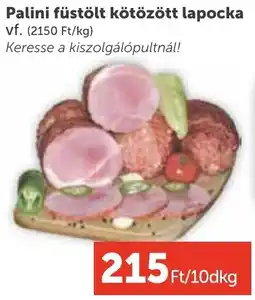 PRIVÁT Palini füstölt kötözött lapocka ajánlat