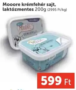 PRIVÁT Mooore krémfehér sajt, laktózmentes ajánlat