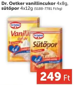 PRIVÁT Dr. Oetker vanillincukor, sütőpor ajánlat