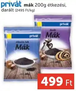 PRIVÁT Privát mák ajánlat